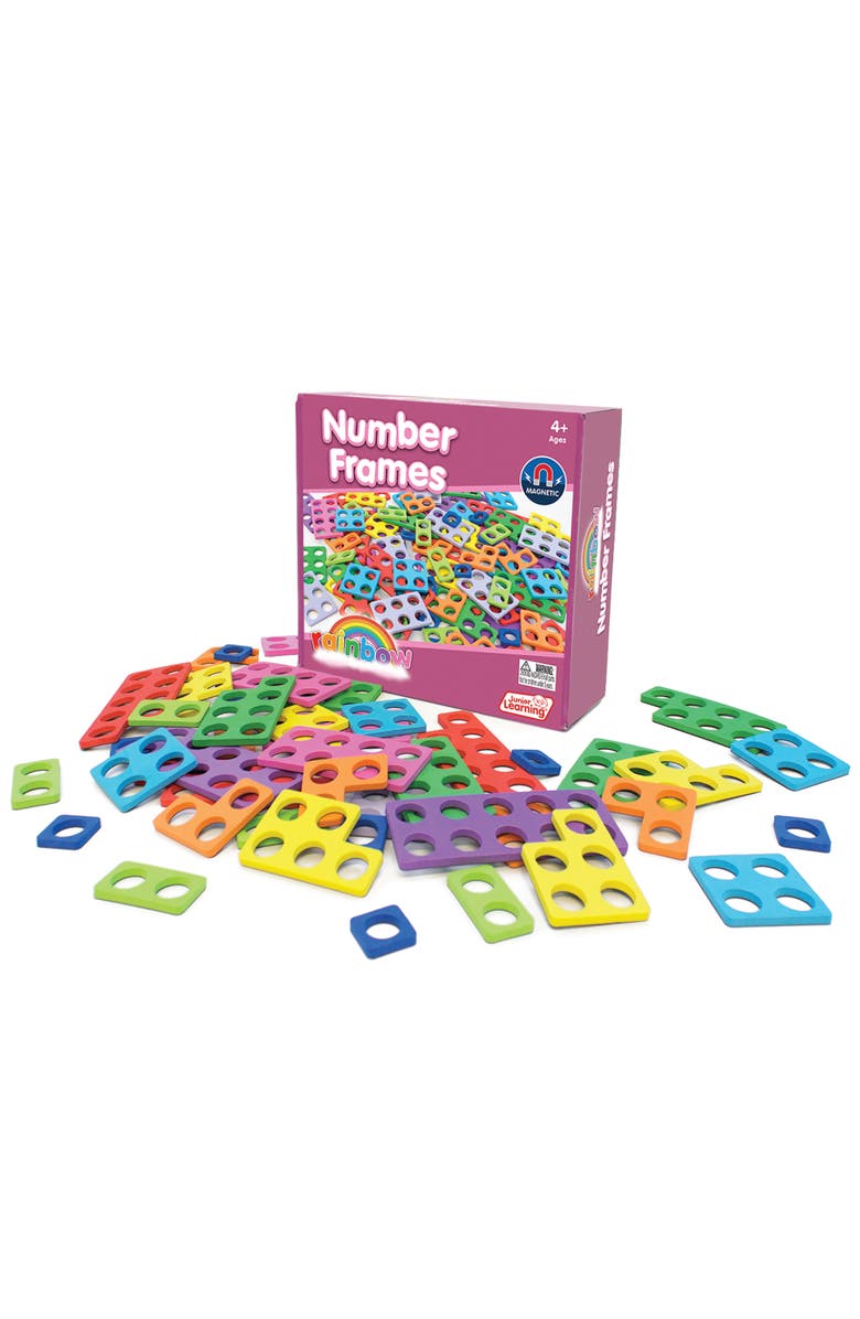 Junior Learning Rainbow Number Frames Magnetic Activities Learning Set, Main, color, Multicolored