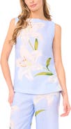 Ted Baker Matia Floral Print Sleeveless Top