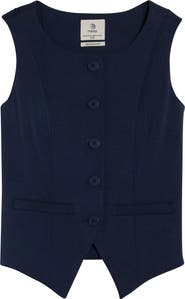 MPG Dreamweave Knit Button Front Vest