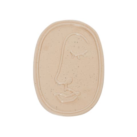 Neutral Face Catch All Ceramic White