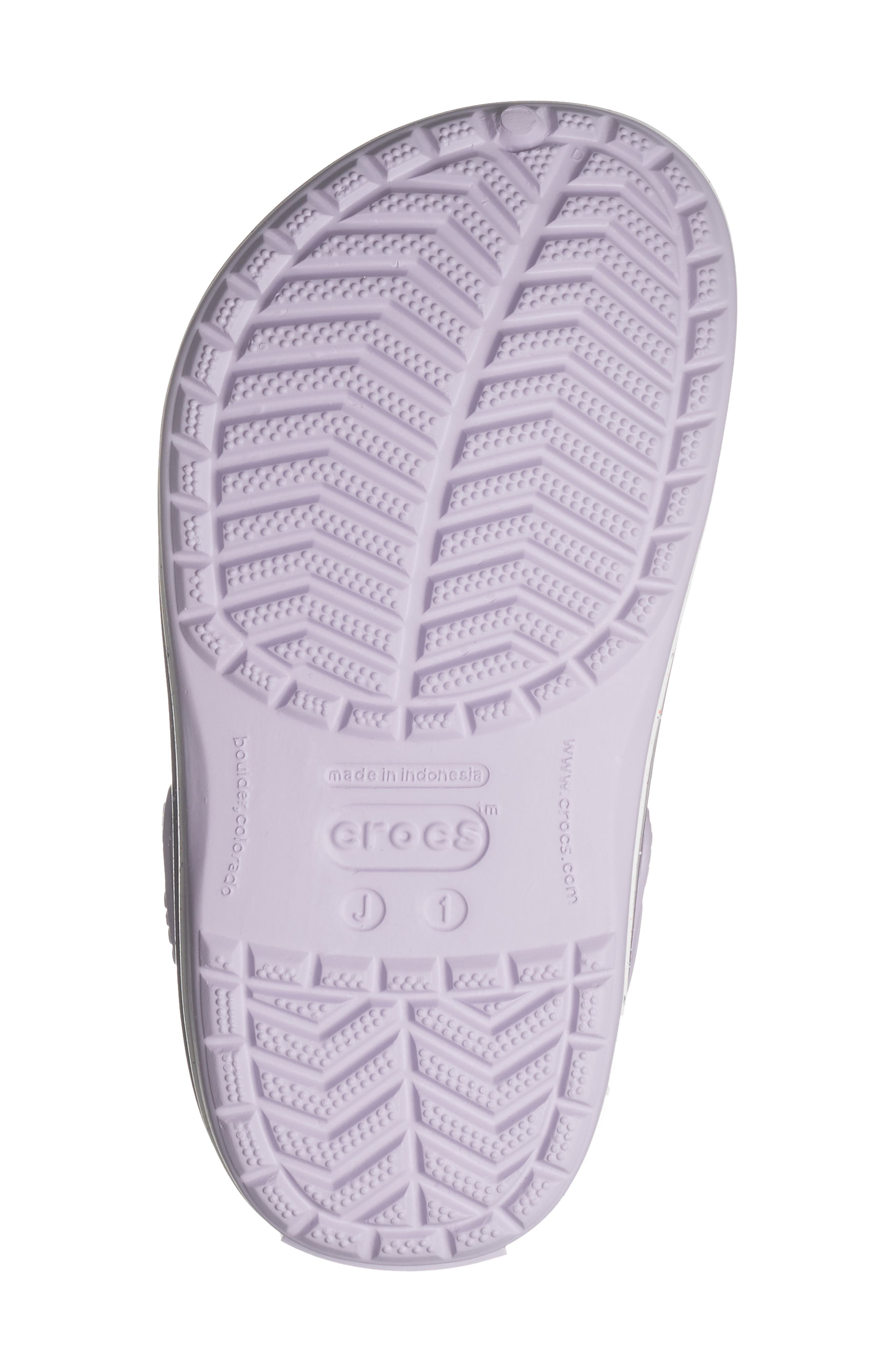 CROCS Kids' Crocband Speckled Band Clog, Alternate, color, Lavender
