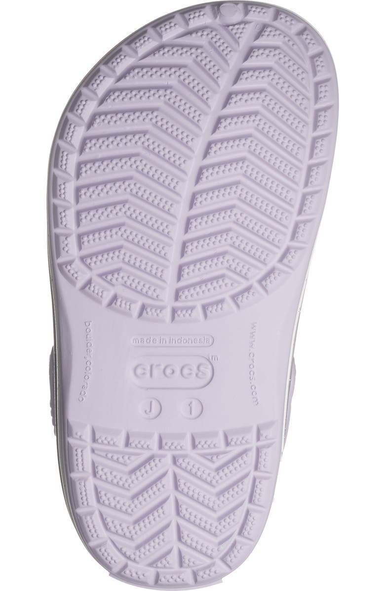 CROCS Kids' Crocband Speckled Band Clog, Alternate, color, Lavender