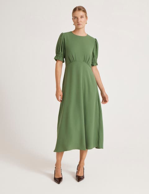 Mela Chiffon Midi Tea Dress