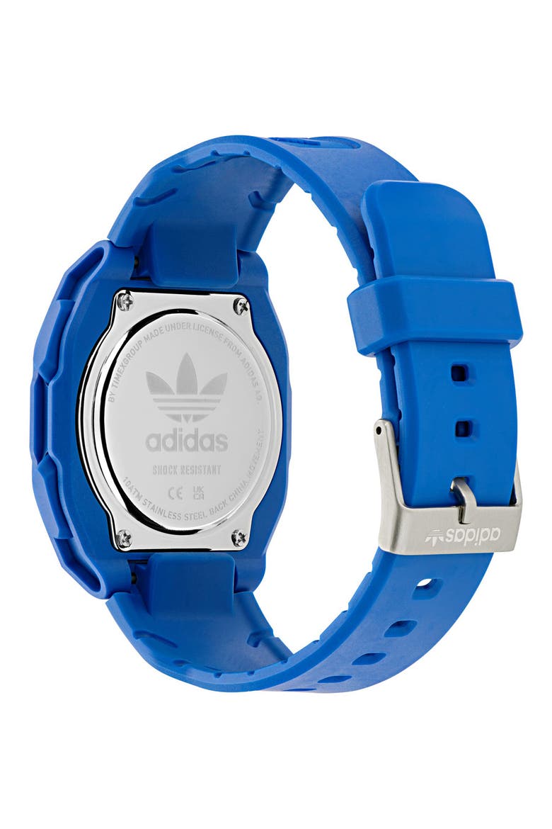 City Tech 4 Silicone Strap Watch, 42mm, Alternate, color, BLUE
