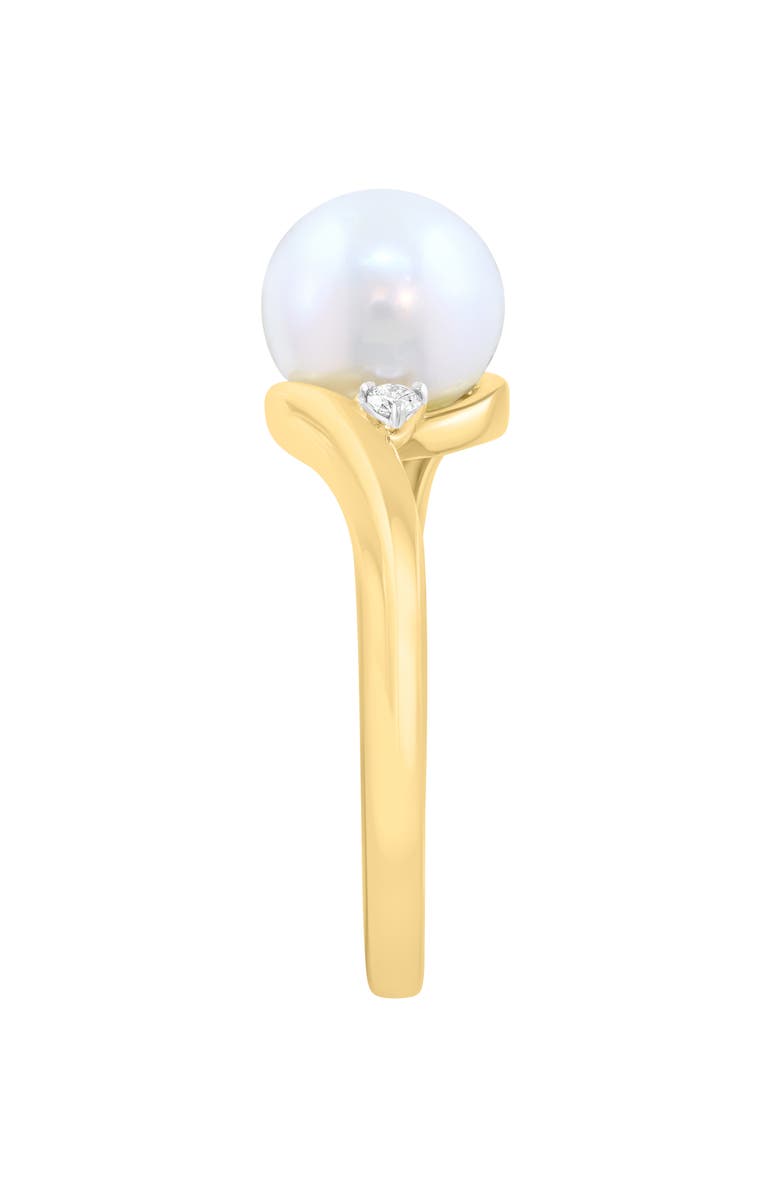 EFFY Freshwater Pearl & Diamond Ring, Alternate, color, White
