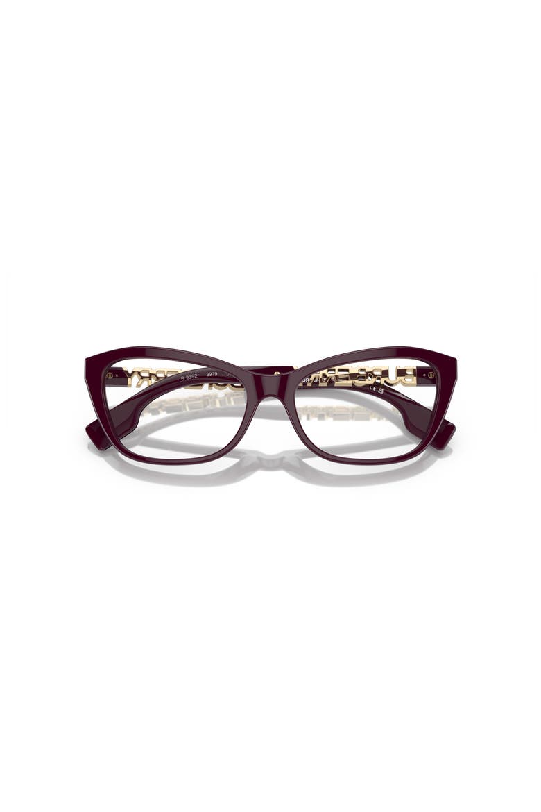 54mm Cat Eye optical glasses, Alternate, color, Red