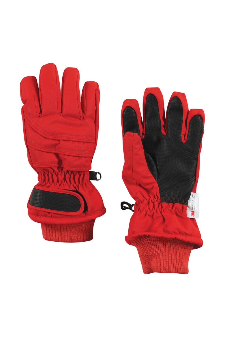 Snow Gloves, Main, color, Red