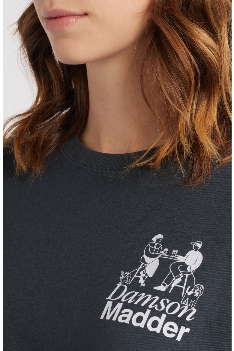 Dog Walker Long Sleeve T-shirt, Alternate, color, CHARCOAL