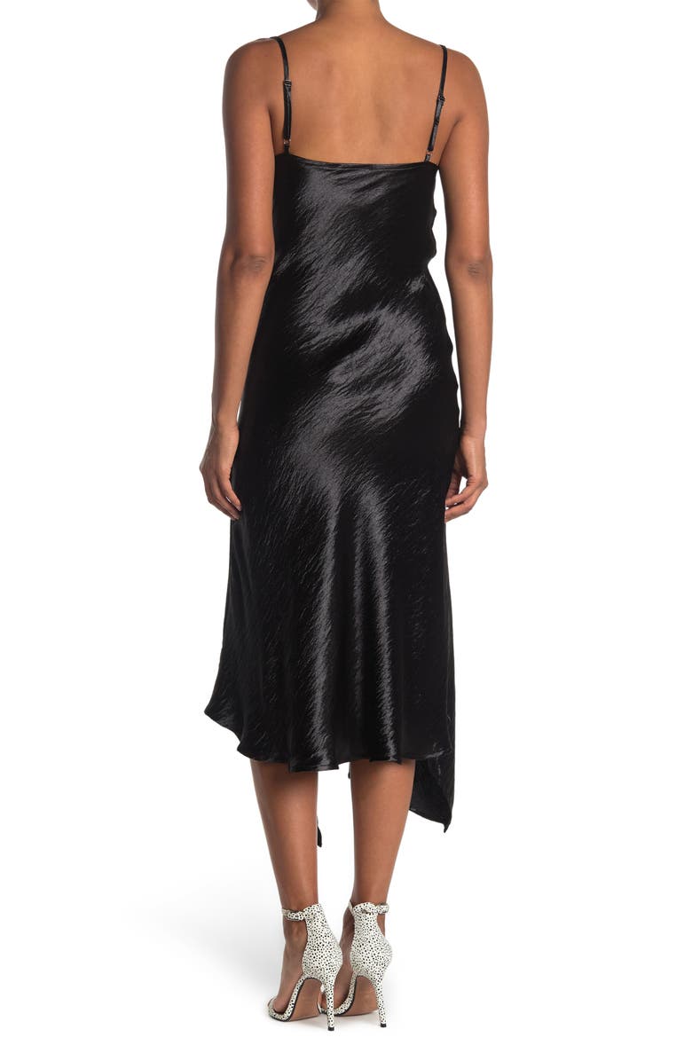 Know One Cares Satin Midi Slipdress, Alternate, color,