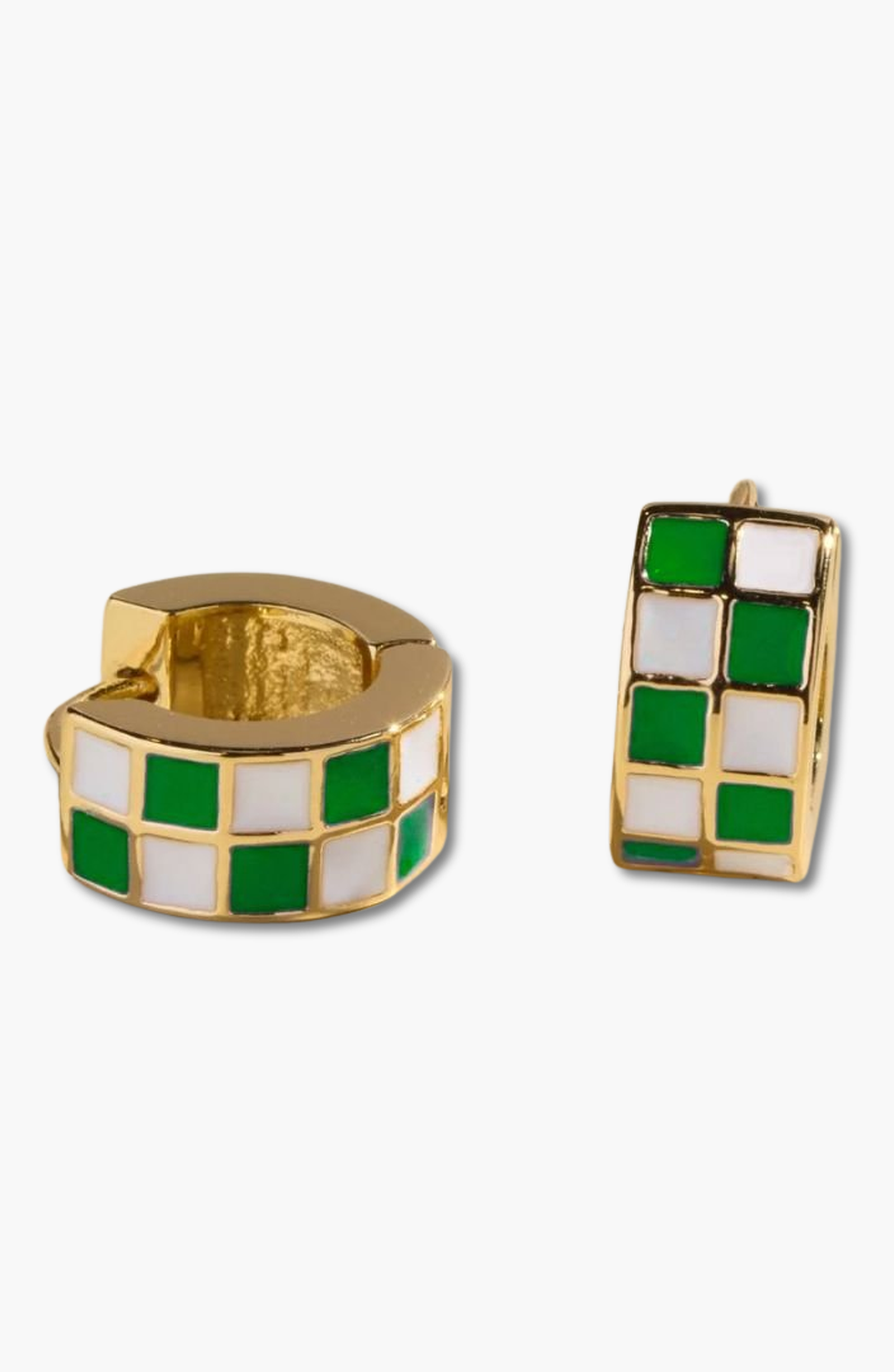 Green & White Checkered