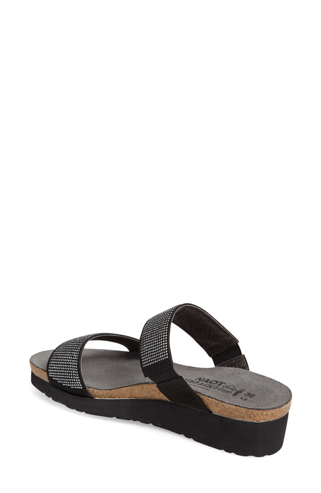Naot 'Bianca' Slide Sandal, Alternate, color, 