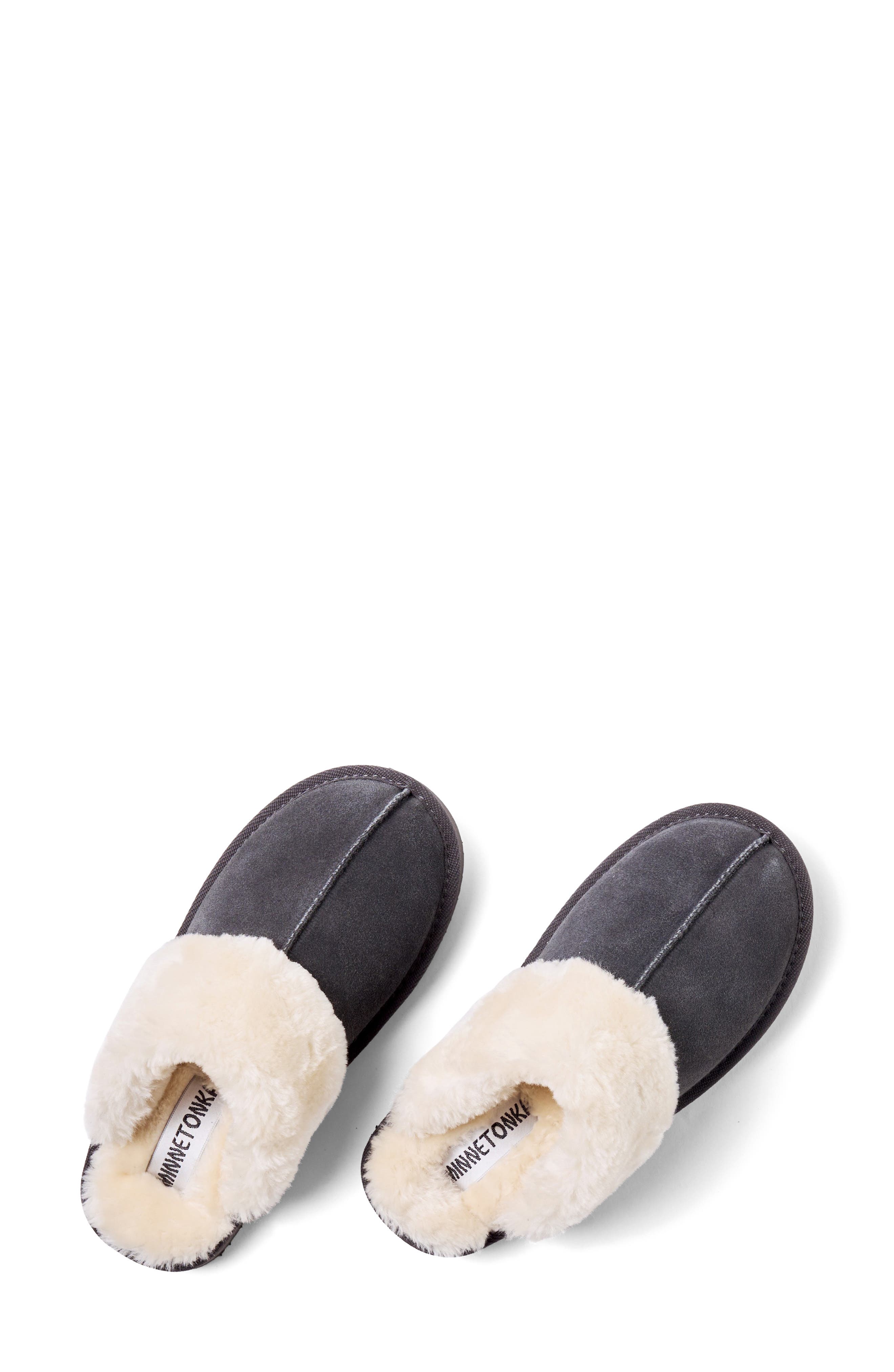 Chesney Mule Slipper, Alternate, color, CHARCOAL SUEDE