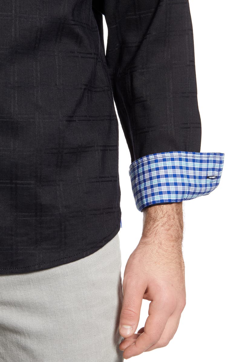 Tommy Bahama Costa Capri Classic Fit Linen Blend Button-Up Shirt, Alternate, color, 