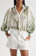 Alice + Olivia Charis Cotton & Silk Shirt