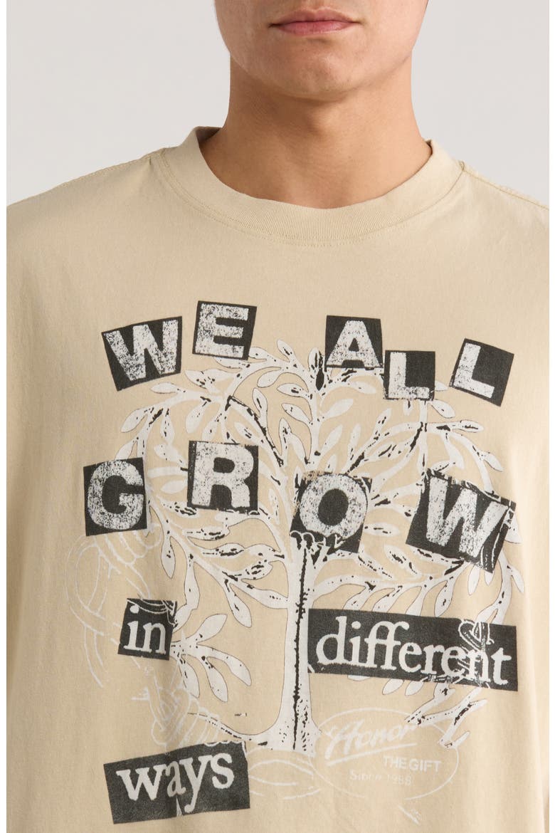 We All Grow Cotton Graphic T-Shirt, Alternate, color, TAUPE