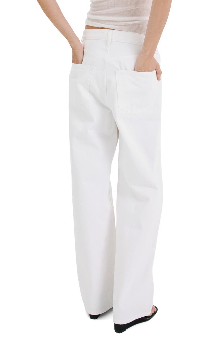 Mid Rise Balloon Jeans, Alternate, color, WHITE
