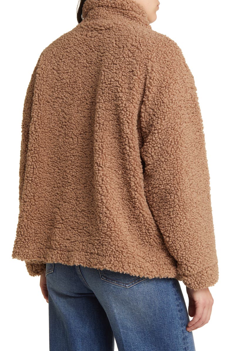 BLANKNYC High Pile Fleece & Corduroy Jacket, Alternate, color, 