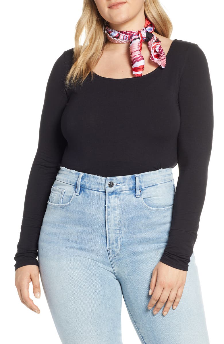 Halogen<sup>®</sup> Ballet Neck Tee, Alternate, color, 