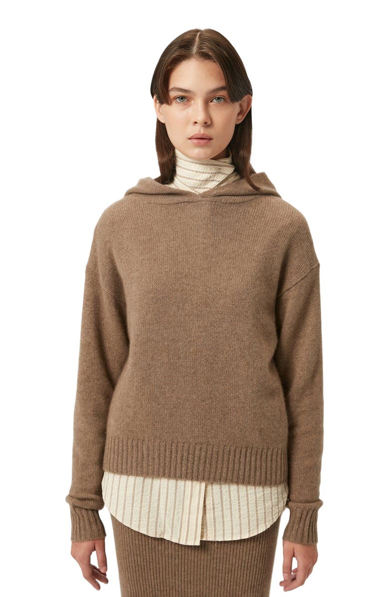 GOBI Mongolian Cashmere Ladies Cashmere Hoodie, Alternate, color, 