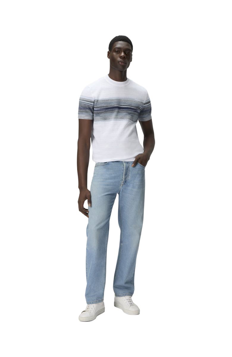 Missoni Honeycomb Cotton Knit Crewneck T-shirt With Slub Detail, Main, color, 