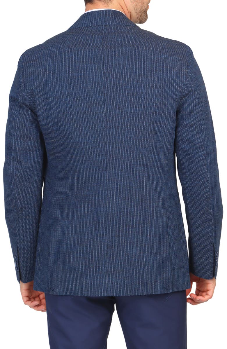 TailorByrd Pindot Sport Coat, Alternate, color, Navy