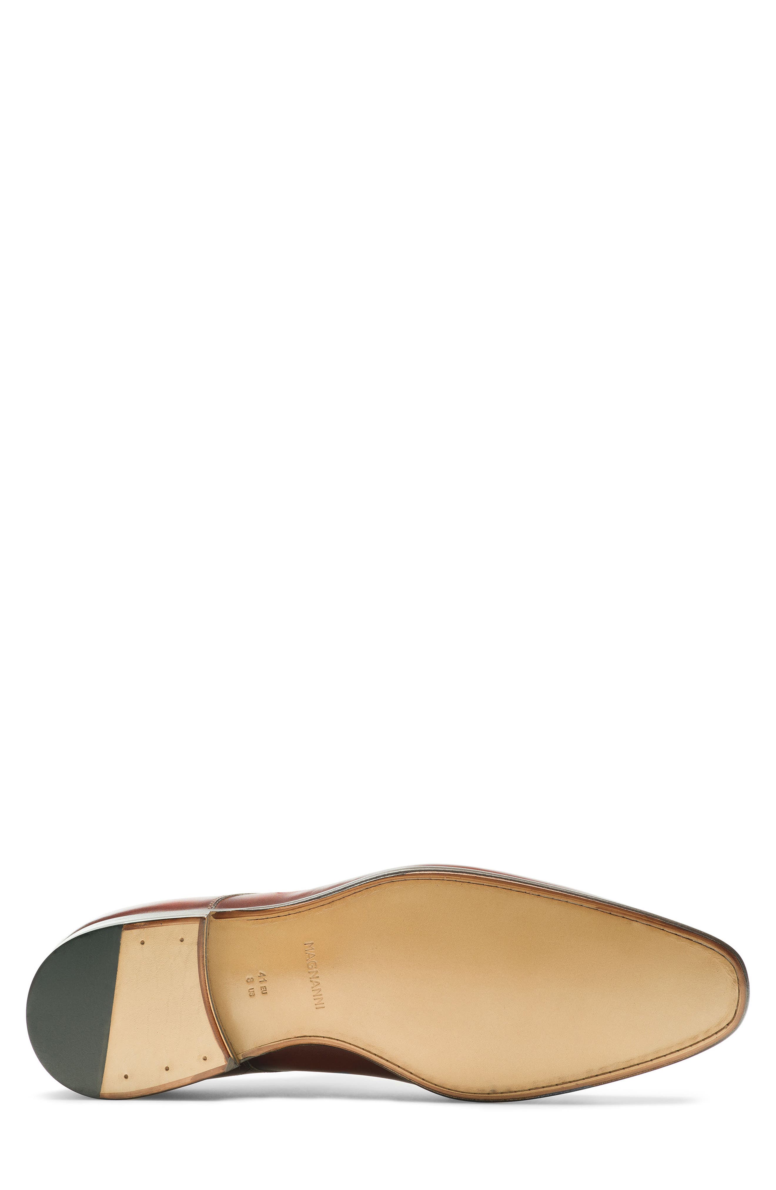 Magnanni Zamir Wingtip Double Monk Strap Shoe, Alternate, color, 