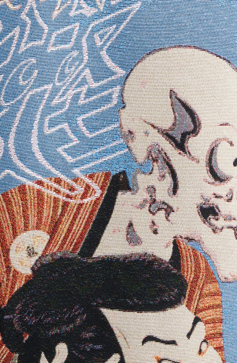 VERYRARE Yokai/Kabuki Jacquard Sweatshirt, Alternate, color, Blue