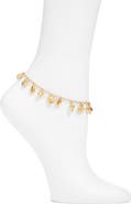 NEST Jewelry Tiny Shells Charm Anklet