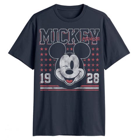 Men's Mickey & Friends Retro 1928 Wink Face  Graphic T-Shirt
