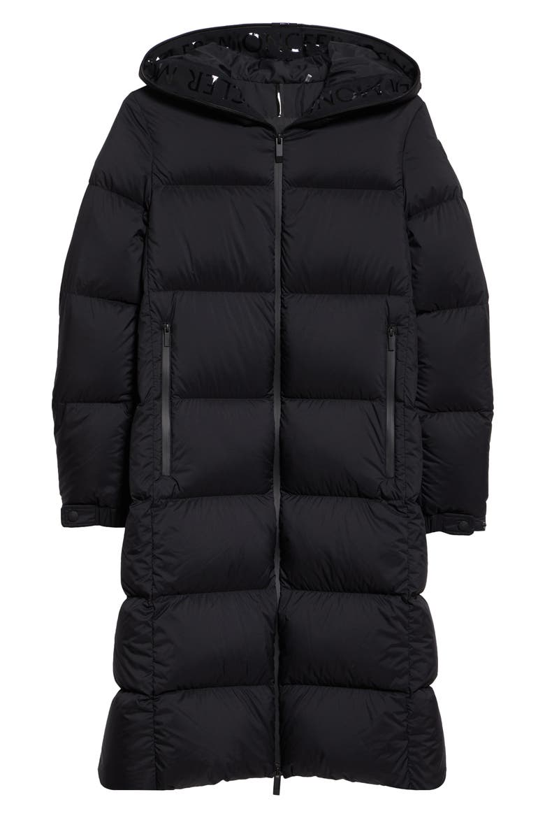 Arredoun Hooded Down Puffer Parka, Alternate, color, BLACK