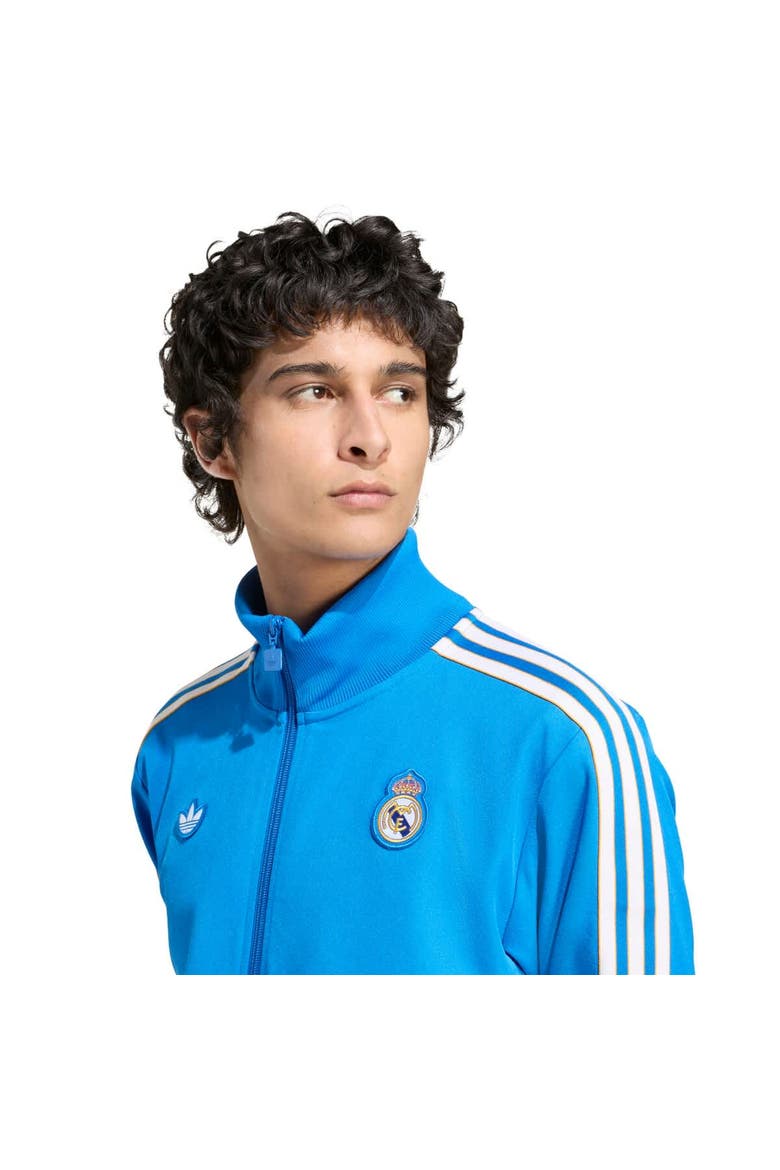 Men's adidas  Blue Real Madrid Terrace Icons Full-Zip Track Jacket, Alternate, color, Blue