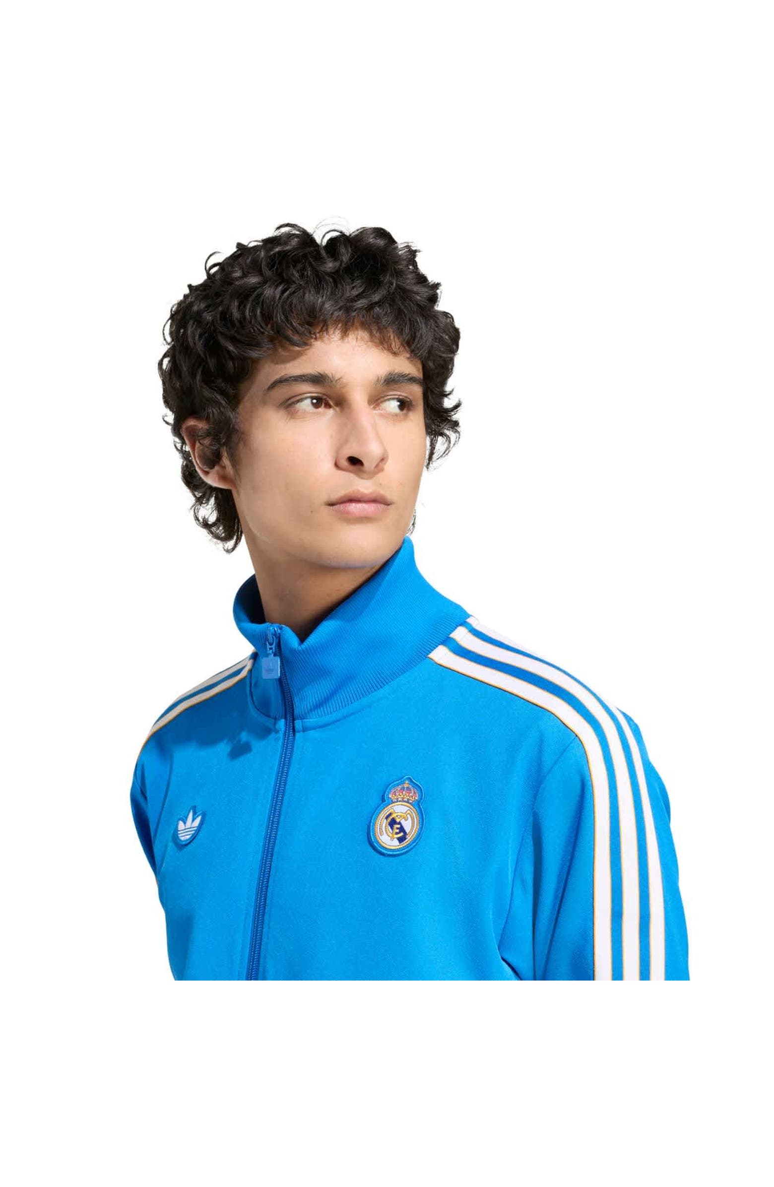 adidas Men's adidas Blue Real Madrid Terrace Icons Full-Zip Track ...