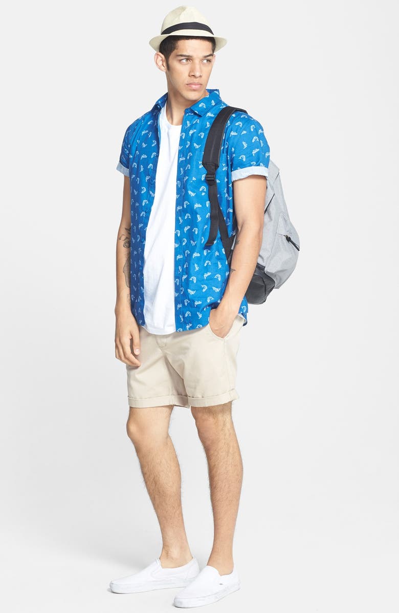 Topman Straw Trilby Hat, Alternate, color,