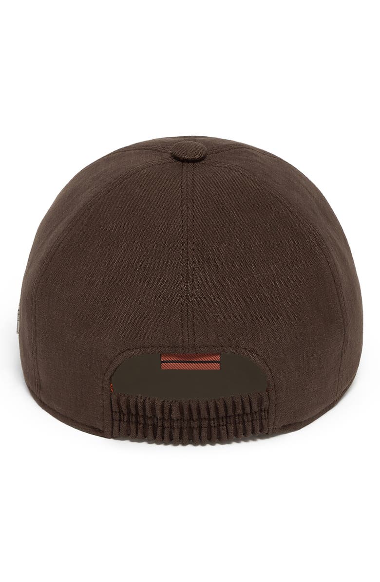 ZEGNA Linen Baseball Cap, Alternate, color, 