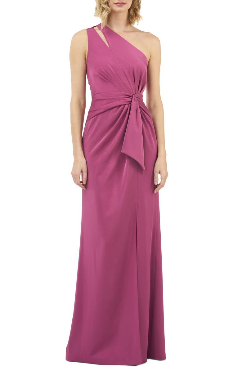 Kay Unger Emma One-Shoulder Gown, Main, color, 