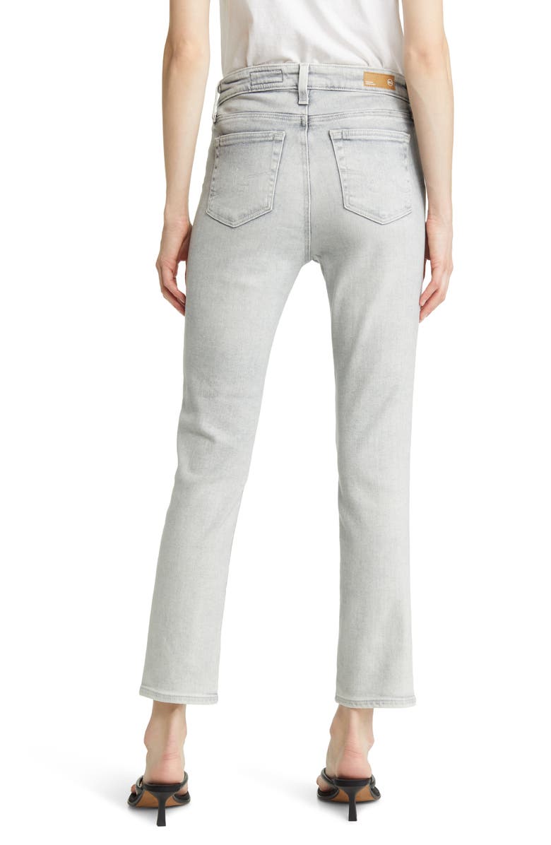 AG Mari High Waist Ankle Slim Straight Leg Jeans, Alternate, color, Vp Avalanche
