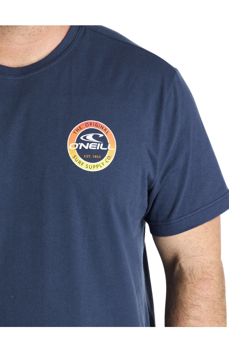 O'Neill Big & Tall Coin Flip Graphic Tee, Alternate, color, Navy