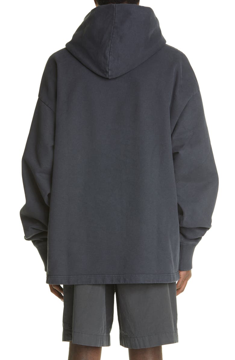 Acne Studios Logo Oversize Hoodie, Alternate, color, 