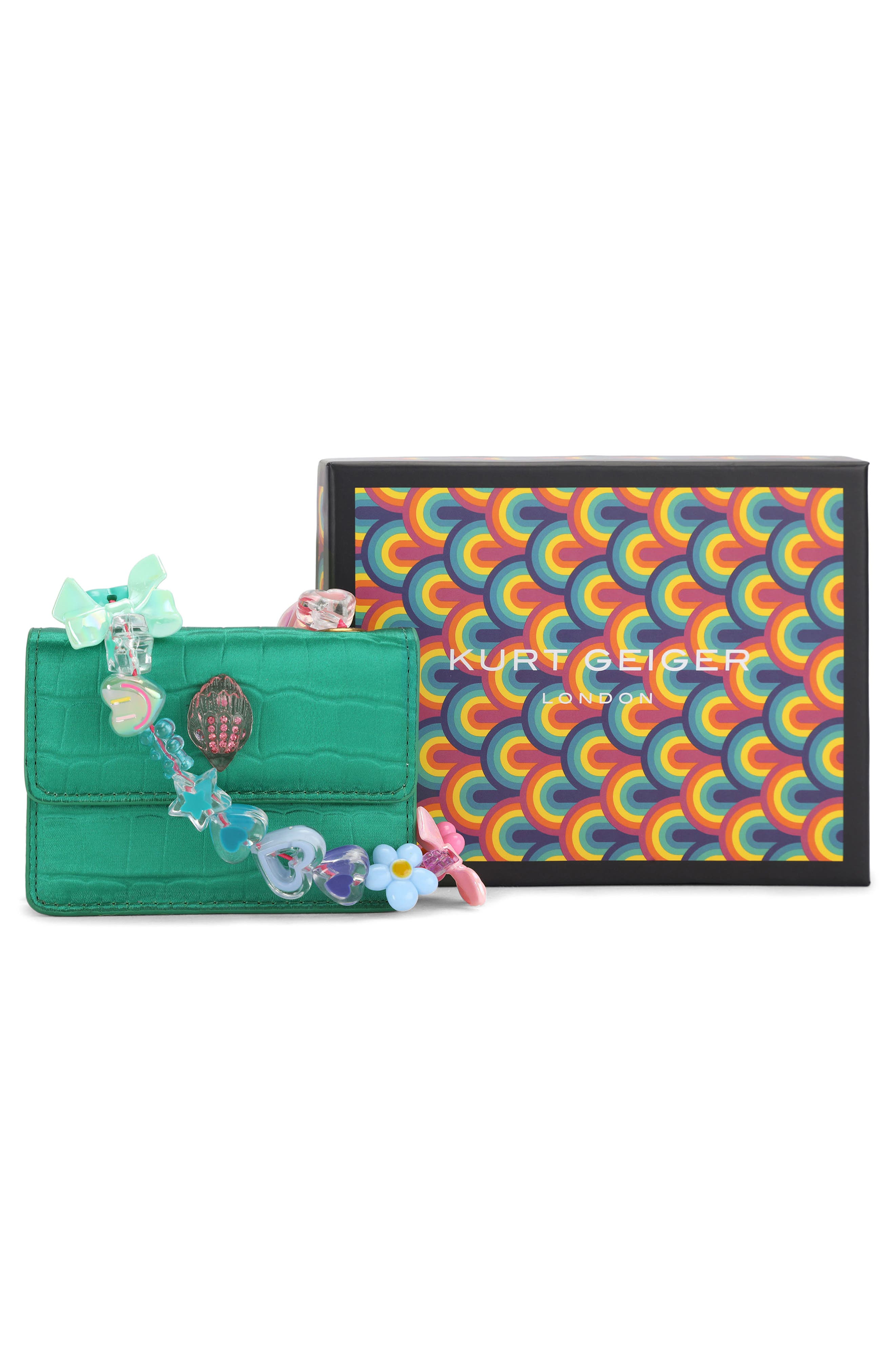 Micro Tutti Fruiti Croc Embossed Leather Crossbody Bag, Alternate, color, GREEN MULTI