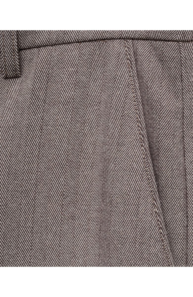 MANGO Flat Front Skinny Pants, Alternate, color, Beige