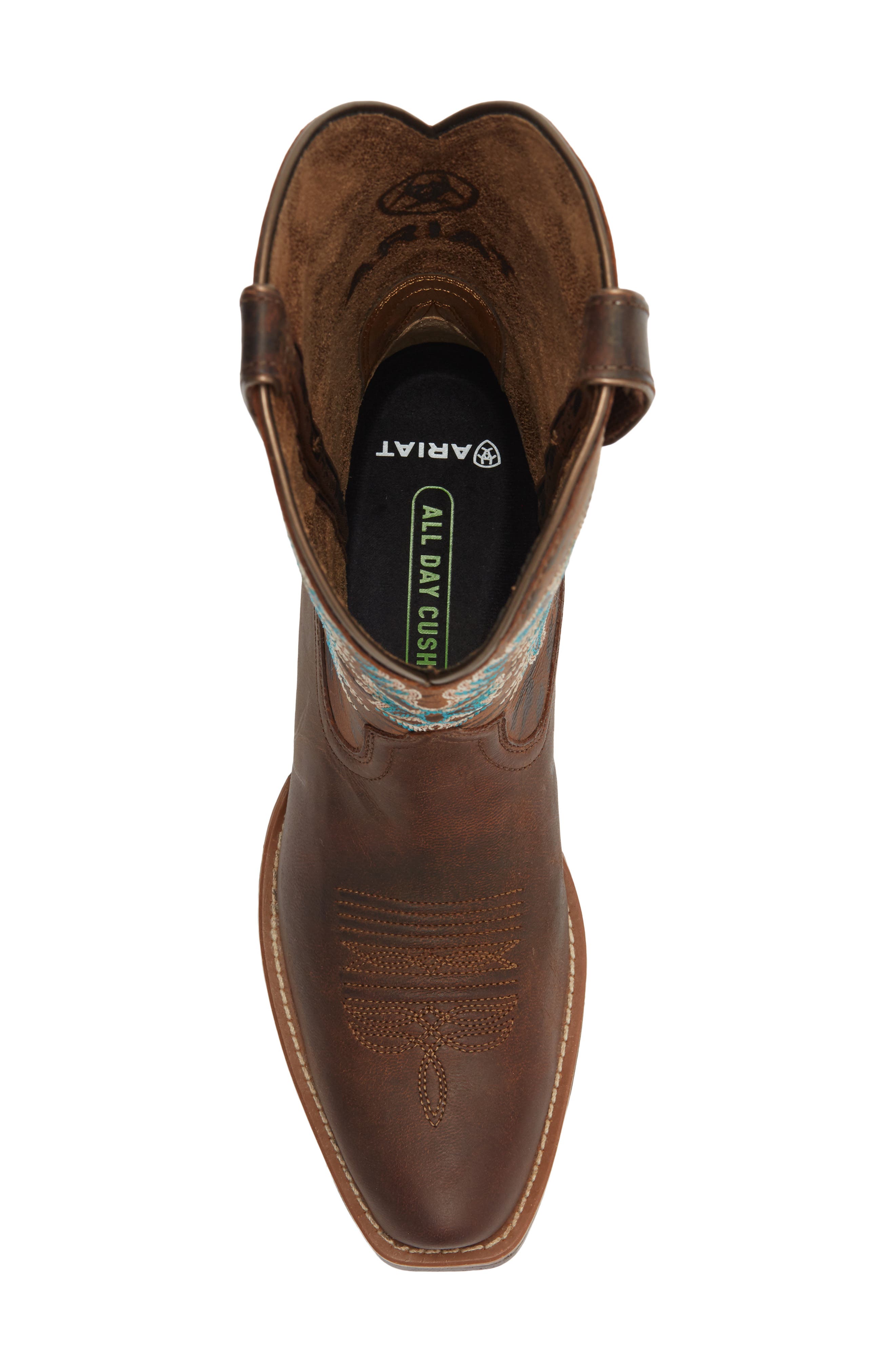 Beaumont K Toe Western Boot, Alternate, color, BROWN/ GOLD
