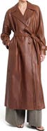 TWP Unfinished Business Leather Trench Coat