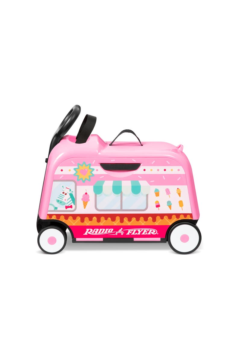 Radio Flyer 3-in-1 Happy Trav'ler Ice Cream Truck, Alternate, color, Pink