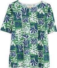 Seasalt Cornwall Poisson Print Organic Cotton T-Shirt