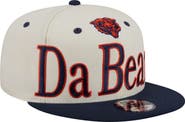 New Era Men's New Era Cream Chicago Bears Oversized Slogan 9FIFTY Snapback Hat