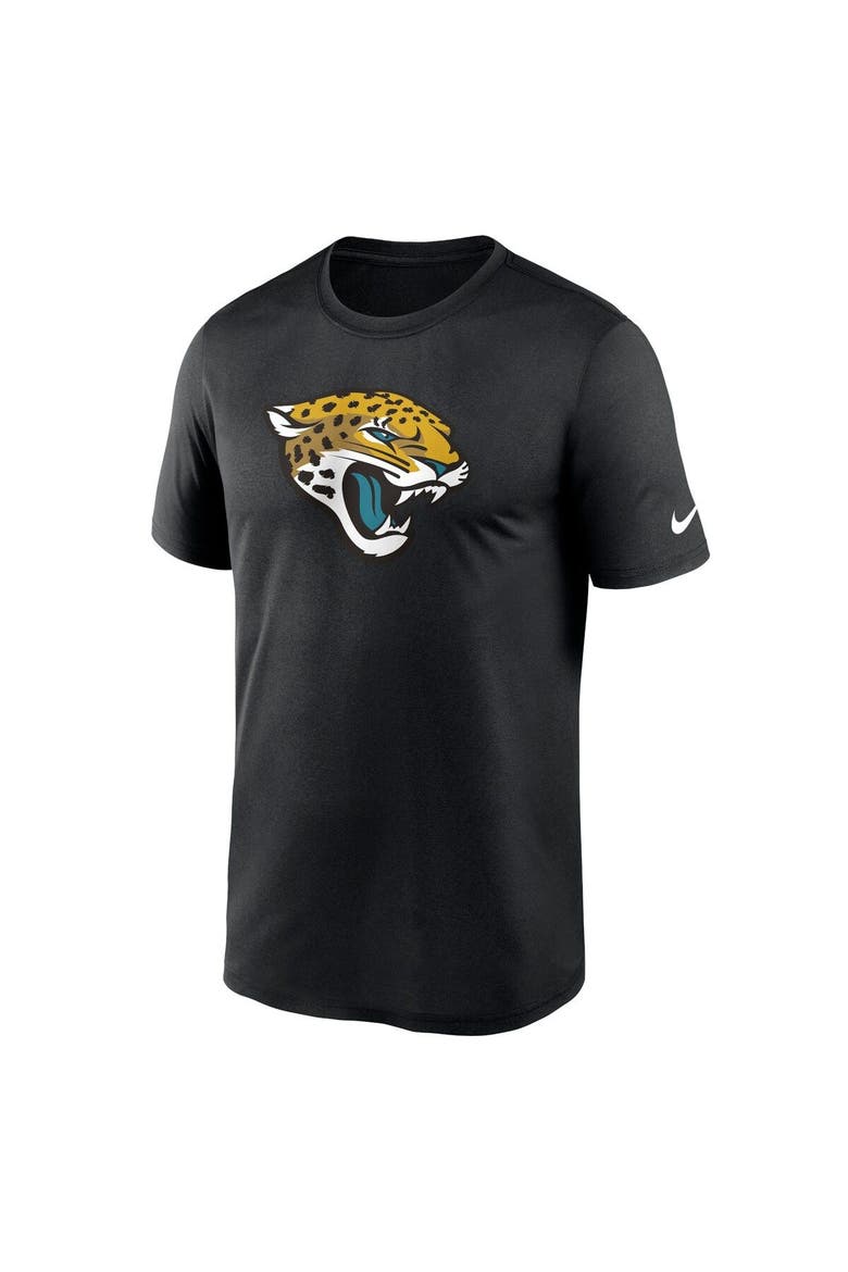 Men's Nike  Black Jacksonville Jaguars Legend Logo Performance T-Shirt, Alternate, color, Black
