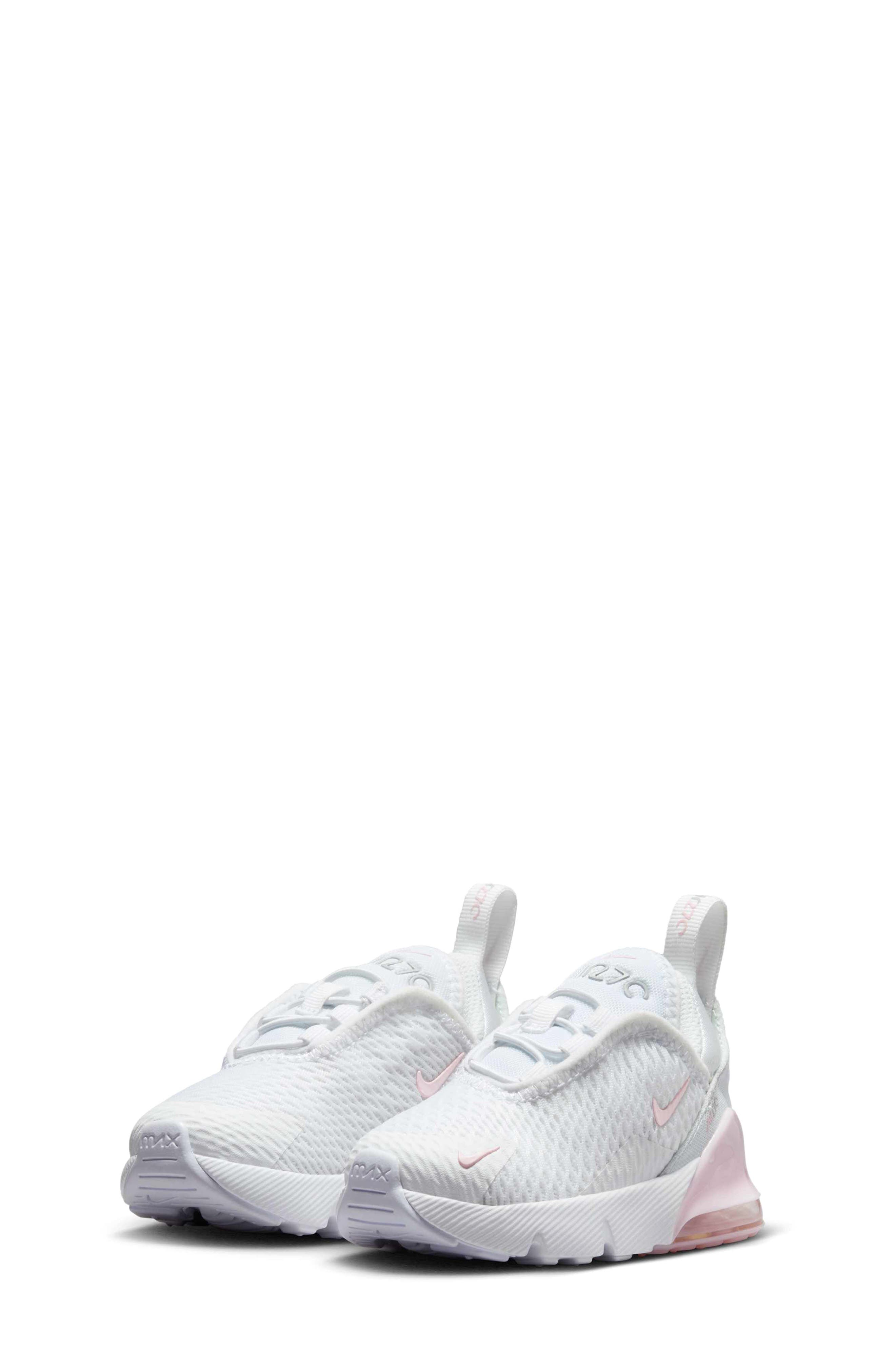 Nike Kids' Air Max 270 Sneaker, Main, color, 122 White/Light Smoke Grey
