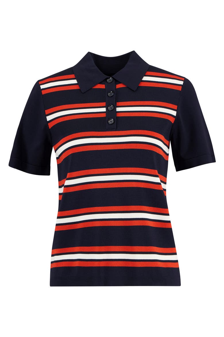 Launton Stripe Polo, Alternate, color, NAVY STRIPE