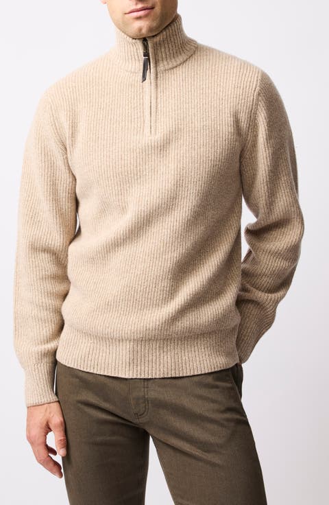 Robbies Road Quarter Zip Sweater