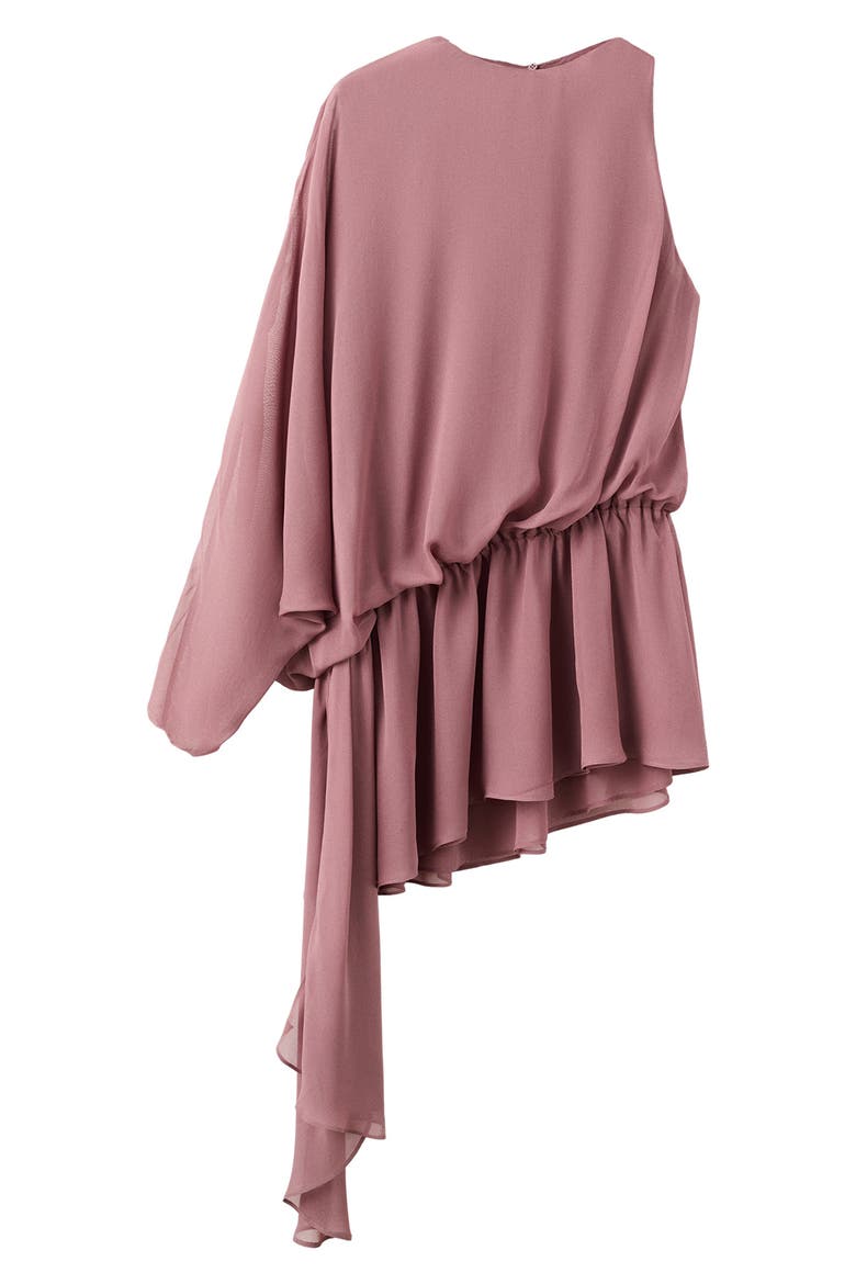 Grace One-Shoulder Minidress, Main, color, PALE PINK